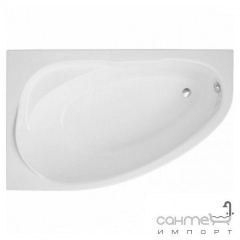 Ассиметричная ванна Polimat Marea 150x100 L 00295 белая левая Херсон