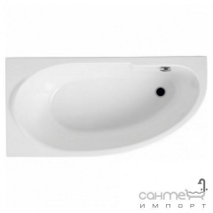 Ассиметричная ванна Polimat Miki 145x85 L 00421 белая левая Кропивницкий