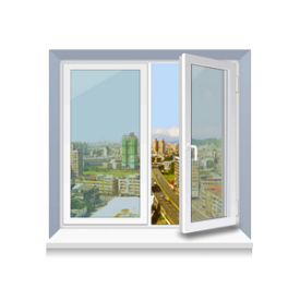 Металлопластиковое окно Rehau стандартное 1300x1400 мм