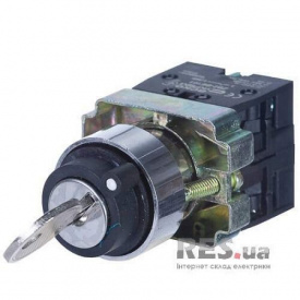 Переключатель XB2-BG03 1NO 1NO 3-позиционный поворотный ключ АскоУкрем
