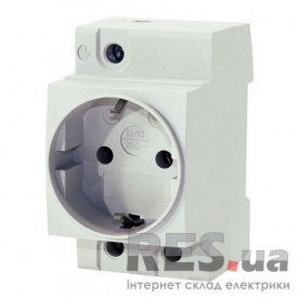 Розетка с заземлением на DIN-рейку АС30-5 АскоУкрем