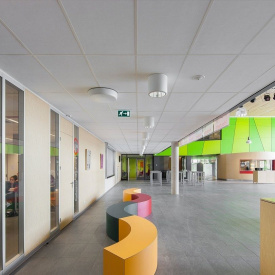 Акустична вологостійка біла гладка плита Rockfon Lilia 1200x600x15 мм