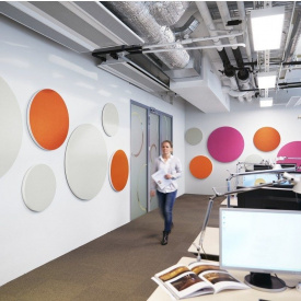 Акустичне дизайнерське панно Rockwool Rockfon Wall Panel КОЛО 1160х40 мм