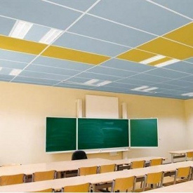 Акустична вологостійка плита Rockwool Rockfon Color All 600x600x15 мм блакитна