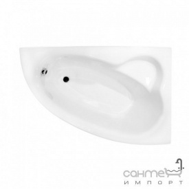 Асиметрична ванна Besco PMD Piramida Natalia 150x100 біла права