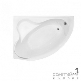 Асиметрична ванна Besco PMD Piramida Delfina 166x107 біла ліва