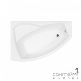 Асиметрична ванна Besco PMD Piramida Rima 150x95 біла ліва