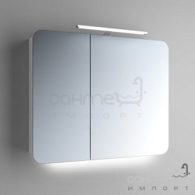 Дзеркальна шафка з LED підсвічуванням Marsan Adele 2 650х700 графіт