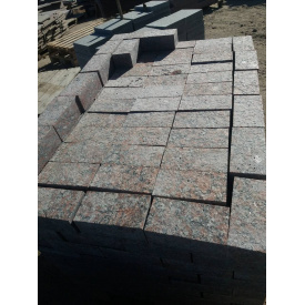 Брусчатка пиленная термообработанная Капустянского месторождения 200x100x80 мм