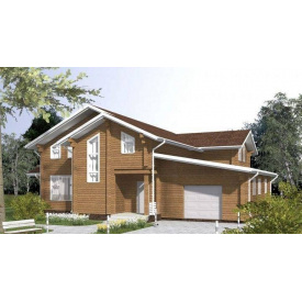 Дом из профилированного бруса 15х17 м