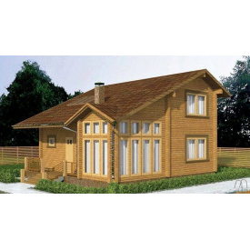 Дом из профилированного бруса 9х10 м