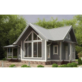 Будинок з профільованого бруса 7х14 м