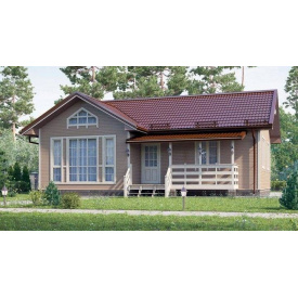 Будинок з профільованого бруса 8х11 м