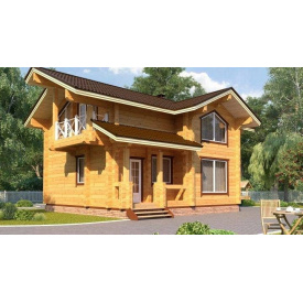 Дом из профилированного бруса 7х8 м