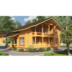 Дом из профилированного бруса 11х12 м