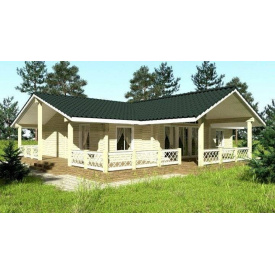 Будинок з профільованого бруса 10х14 м