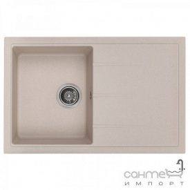 Гранітна кухонна мийка Granado Toledo black shine