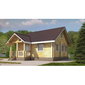 Будинок з профільованого бруса 9х8 м