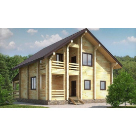 Будинок з профільованого бруса 9х12 м