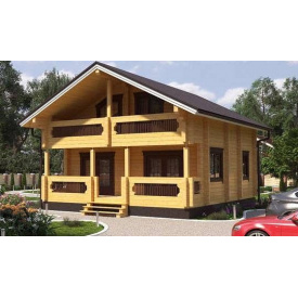 Будинок з профільованого бруса 9х8 м