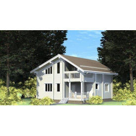 Будинок з профільованого бруса 10х9 м