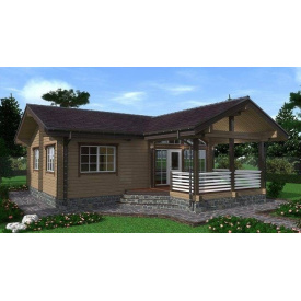 Будинок з профільованого бруса 10х12 м