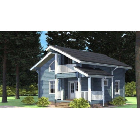 Будинок з профільованого бруса 9х10 м