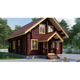 Будівництво будинку з оцилиндрованного колоди 7х11 м