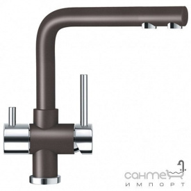 Смеситель для кухни Schock Wellus 70001 гранит в цвете Cristadur 87 bronze