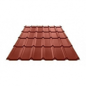 Металлочерепица Ruukki Decorrey Polyester Matt 0,5 мм Лесной орех