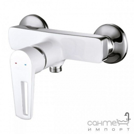 Змішувач для душу Imprese Breclav 15245W хром білий