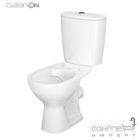 Унитаз-компакт безободковый с сидением soft-close Cersanit CleanOn Compact 639 Arteco 011 New