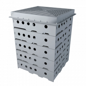 Короб для зелених покрівель 300x300 мм