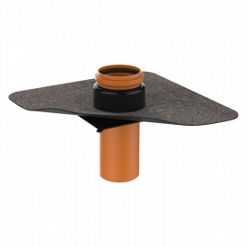 Проходка через пароизоляцию XL с приваренным битумным фартуком