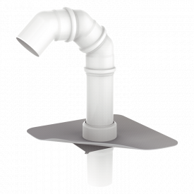 Проходка для кабелів з привареним фартухом з ПВХ-мембрани