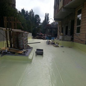 Інверсійна система гідроізоляції покрівлі паркінгу