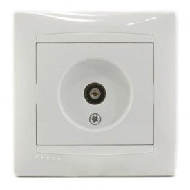 Розетка TV біла Lemanso Сакура LMR1024