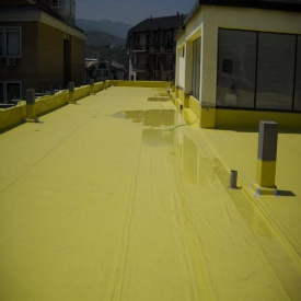 Гідроізоляція експлуатованої тераси мембраною пвх