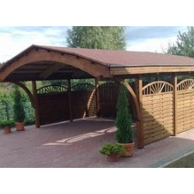 Будівництво дерев'яного навісу під замовлення