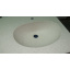 Стільниця індивідуальна у ванну кімнату суцільнолита з чашею овал малий 430х310 мм 135 мм Суми