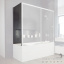 Шторка для ванны боковая Besco Duo Slide II 70x150 закаленное прозрачное стекло Доманёвка