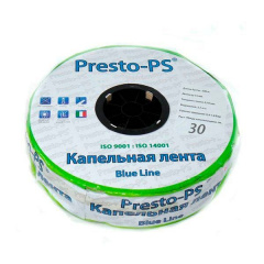 Крапельна стрічка Presto-PS щілинна Blue Line отвори через 30 см 2,7 л/год 500 м (BL-30-500) Київ