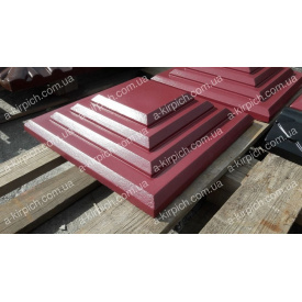 Кришка на паркан LAND BRICK Єгипет вишнева 400х400 мм
