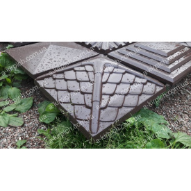Кришка на паркан LAND BRICK Данія коричнева 450х450 мм