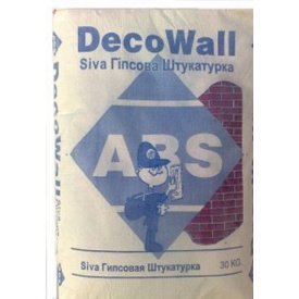 Гіпсова штукатурка ABS Siva DecoWall 30 кг біла