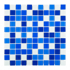 Мозаїка скляна Aquaviva Cristall Bagama Dark 300х300 мм