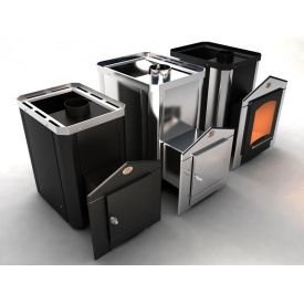 Дров'яна піч-кам'янка Горизонталь