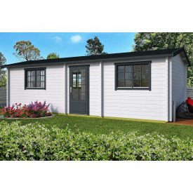 Дом деревянный из профилированного бруса 14х5