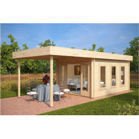 Альтанка дерев`яна з профільованого бруса 3х4