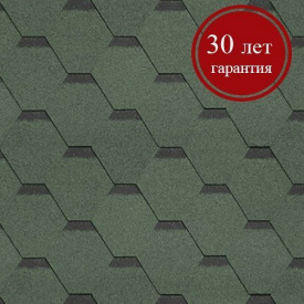 Бітумна черепиця Шинглас Нефрит Класик Кадриль